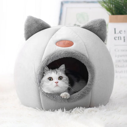 Neuer tiefer Schlafkomfort im Winter Katzenbett Eismatte Korb kleiner Hund Haus Haustierprodukte bequemes Zelt Höhle drinnen Cama Gato