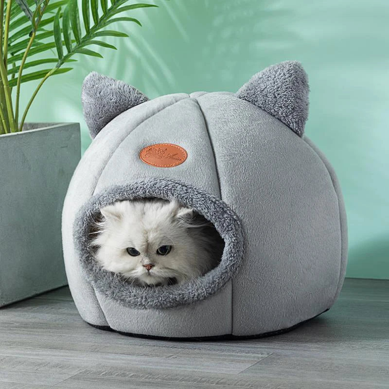 Neuer tiefer Schlafkomfort im Winter Katzenbett Eismatte Korb kleiner Hund Haus Haustierprodukte bequemes Zelt Höhle drinnen Cama Gato