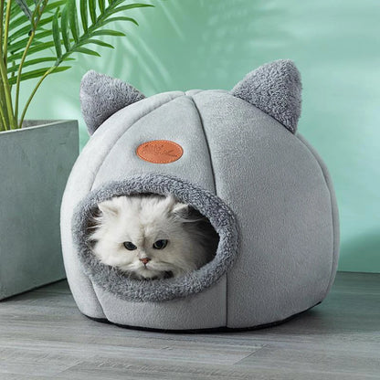 Neuer tiefer Schlafkomfort im Winter Katzenbett Eismatte Korb kleiner Hund Haus Haustierprodukte bequemes Zelt Höhle drinnen Cama Gato