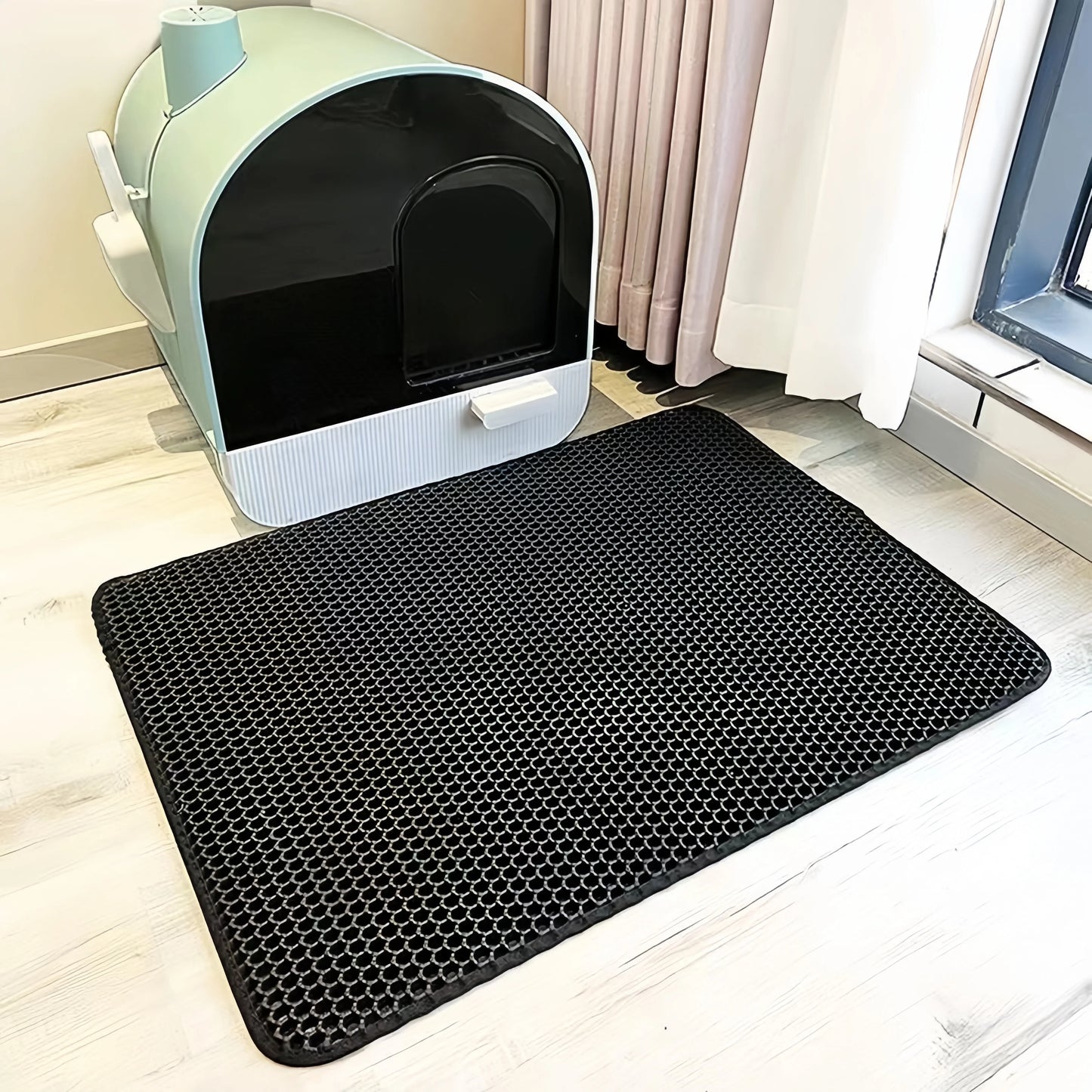 Doppelschichtiger wasserdichter Polymer-Brenner für Katzentoiletten, große Größe, Haustiertoilette
