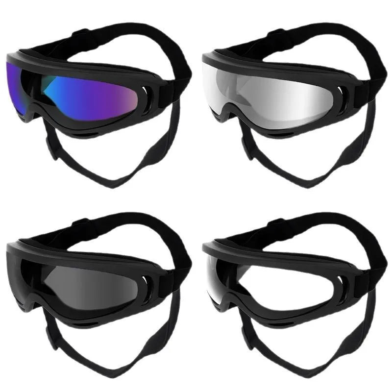 Verstellbare Sonnenbrille für Haustiere, UV-Schutz, Augenschutz, schwarz, vielseitig einsetzbar, Zubehör für Haustierhunde