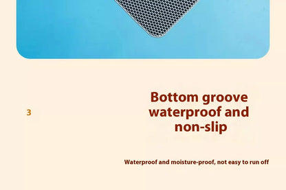 Extragroße Katzenstreumatte, robust, wasserdicht, 2-lagig, rutschfest, waschbar, Bodenschutz für Haustiere, Katzentoilette, Sandstopper