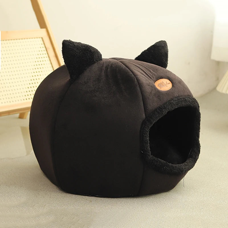 Neuer tiefer Schlafkomfort im Winter Katzenbett Eismatte Korb kleiner Hund Haus Haustierprodukte bequemes Zelt Höhle drinnen Cama Gato