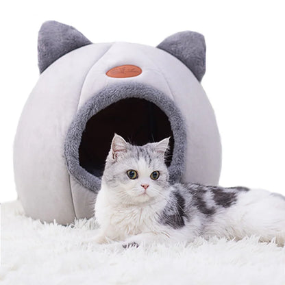 Neuer tiefer Schlafkomfort im Winter Katzenbett Eismatte Korb kleiner Hund Haus Haustierprodukte bequemes Zelt Höhle drinnen Cama Gato