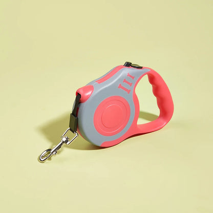 Hundeleine 3m 5m für kleine Hunde, Katzen, automatisch einziehbare, robuste Nylonleine für Welpen, Reisen, Outdoor, Spaziergänge, Wanderungen, Zugseil