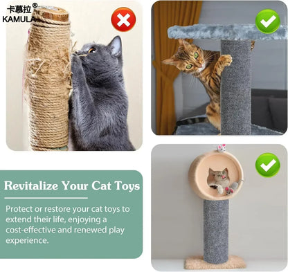 Selbstklebende Katzenkratzmatte, Katzenkratzpad, Eckwand, DIY, Möbelschutz