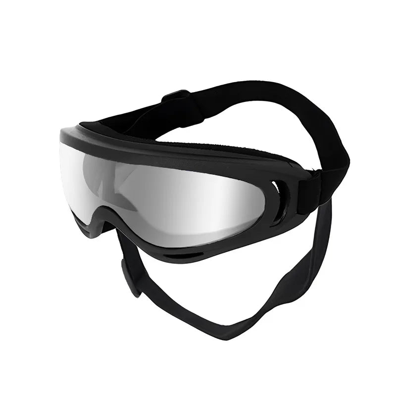 Verstellbare Sonnenbrille für Haustiere, UV-Schutz, Augenschutz, schwarz, vielseitig einsetzbar, Zubehör für Haustierhunde