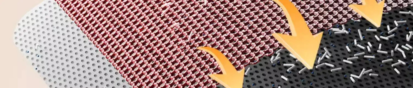 Extragroße Katzenstreumatte, robust, wasserdicht, 2-lagig, rutschfest, waschbar, Bodenschutz für Haustiere, Katzentoilette, Sandstopper
