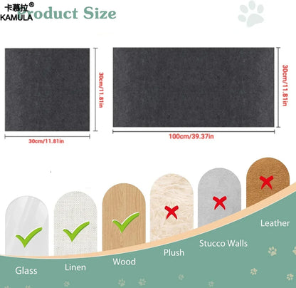 Selbstklebende Katzenkratzmatte, Katzenkratzpad, Eckwand, DIY, Möbelschutz