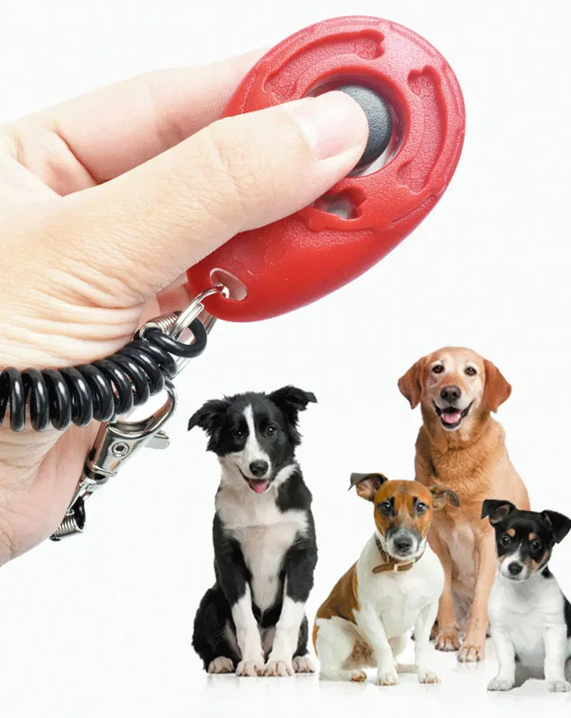 Hundetraining-Clicker, für Haustiere, Katze, Hund, Trainer, Verwendung für Katze, Welpe, Vögel, Pferde, Hilfe, verstellbare Handschlaufe, Klang, Schlüsselanhänger