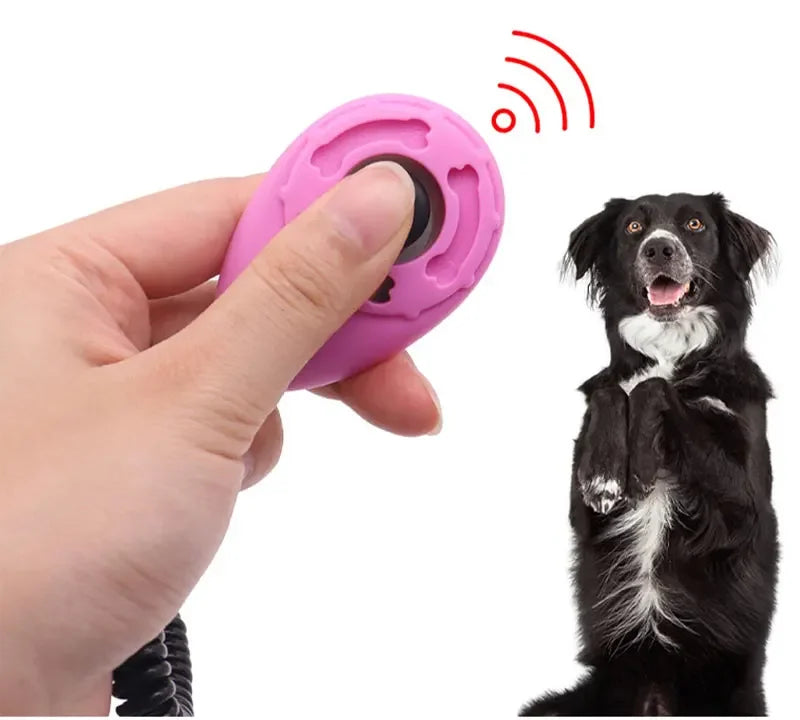 Hundetraining-Clicker, für Haustiere, Katze, Hund, Trainer, Verwendung für Katze, Welpe, Vögel, Pferde, Hilfe, verstellbare Handschlaufe, Klang, Schlüsselanhänger