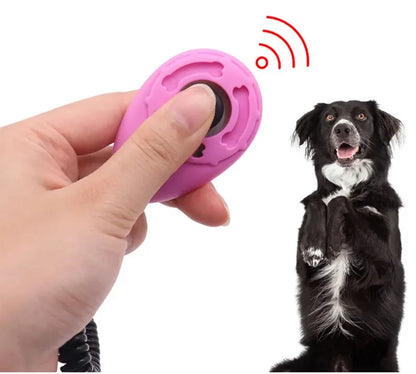 Hundetraining-Clicker, für Haustiere, Katze, Hund, Trainer, Verwendung für Katze, Welpe, Vögel, Pferde, Hilfe, verstellbare Handschlaufe, Klang, Schlüsselanhänger