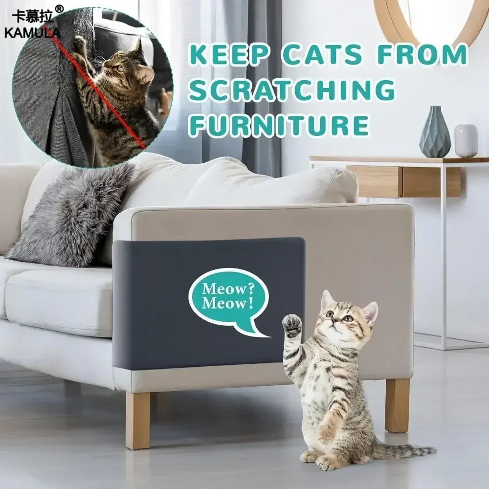 Selbstklebende Katzenkratzmatte, Katzenkratzpad, Eckwand, DIY, Möbelschutz