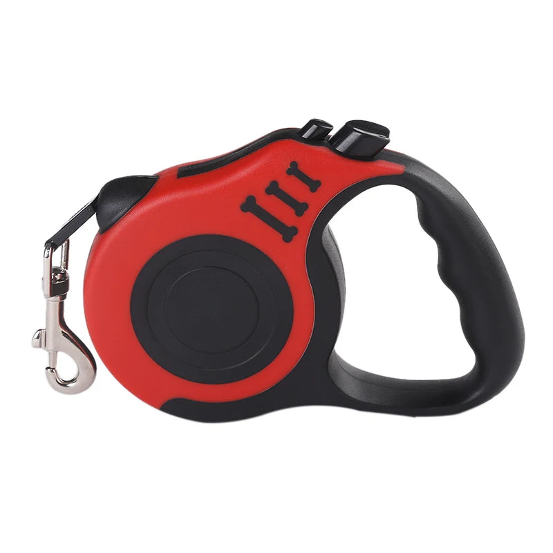 Hundeleine 3m 5m für kleine Hunde, Katzen, automatisch einziehbare, robuste Nylonleine für Welpen, Reisen, Outdoor, Spaziergänge, Wanderungen, Zugseil