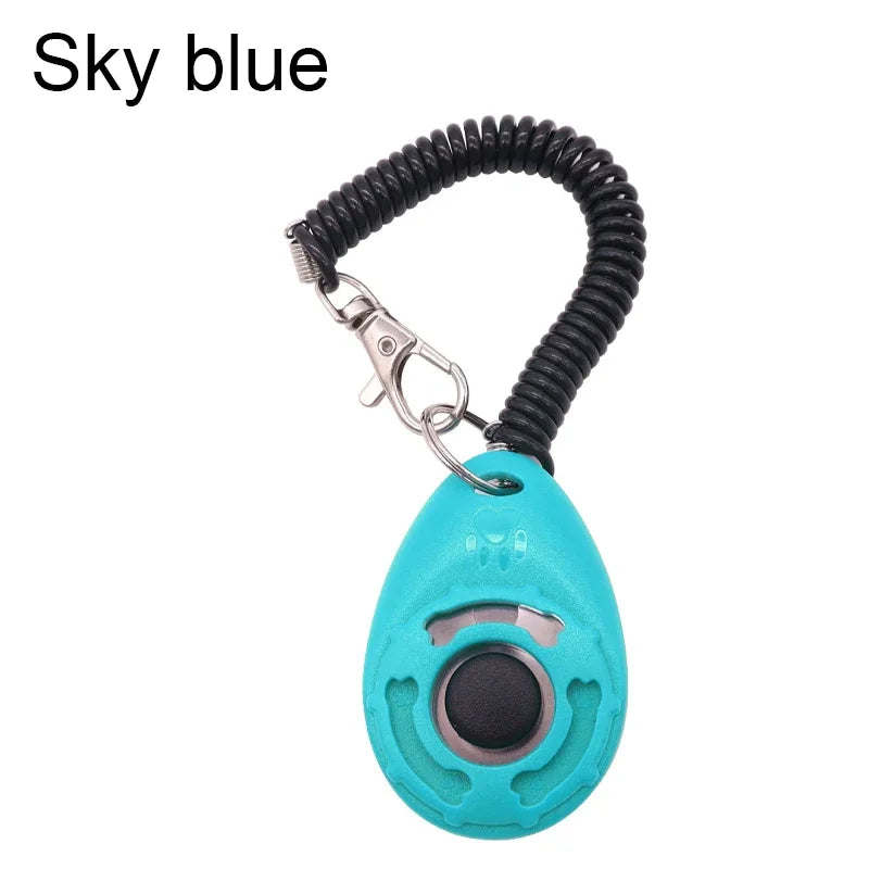Hundetraining-Clicker, für Haustiere, Katze, Hund, Trainer, Verwendung für Katze, Welpe, Vögel, Pferde, Hilfe, verstellbare Handschlaufe, Klang, Schlüsselanhänger