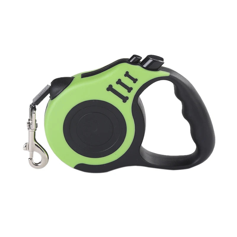 Hundeleine 3m 5m für kleine Hunde, Katzen, automatisch einziehbare, robuste Nylonleine für Welpen, Reisen, Outdoor, Spaziergänge, Wanderungen, Zugseil