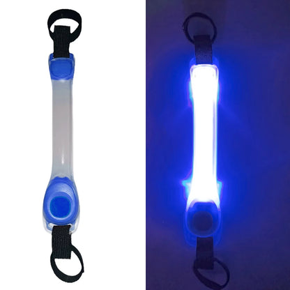 Leuchtendes Anti-Verlust-Sicherheitshalsband für Hunde, wasserdicht, mit mehrfarbigen Anhängern und blinkendem LED-Band für draußen, Sichtbarkeit bei Nacht