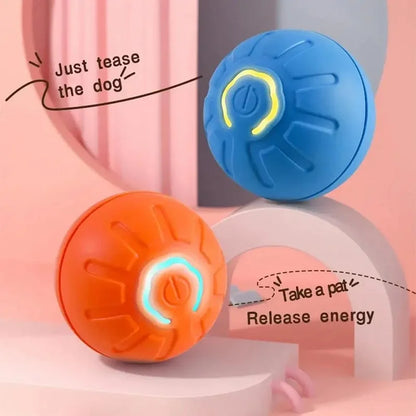 Automatic Rolling Bouncing Ball for Dogs, Smart Moving Chew Toy, USB, AIN