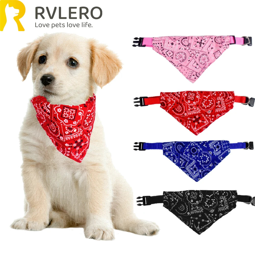 Dreieckiges Haustiertuch, Speicheltuch für Hunde und Katzen, bedrucktes Hundehalsband, verstellbarer Riemen, Kätzchen, Welpenhalstuch, Haustierbedarf