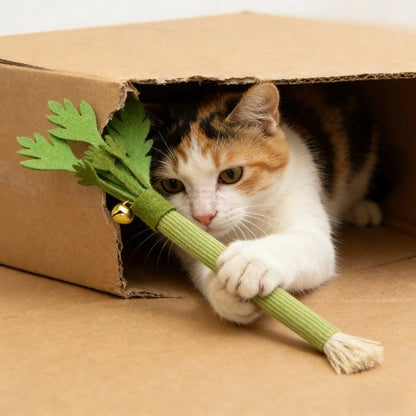 Katzenspielzeug zum Kauen, Katzenminze-Spielzeug zur Zahnreinigung, interaktive Katzen-Kaustäbchen, Katzenminze-Kauspielzeug, Beißspielzeug mit Quietscher für Katzen