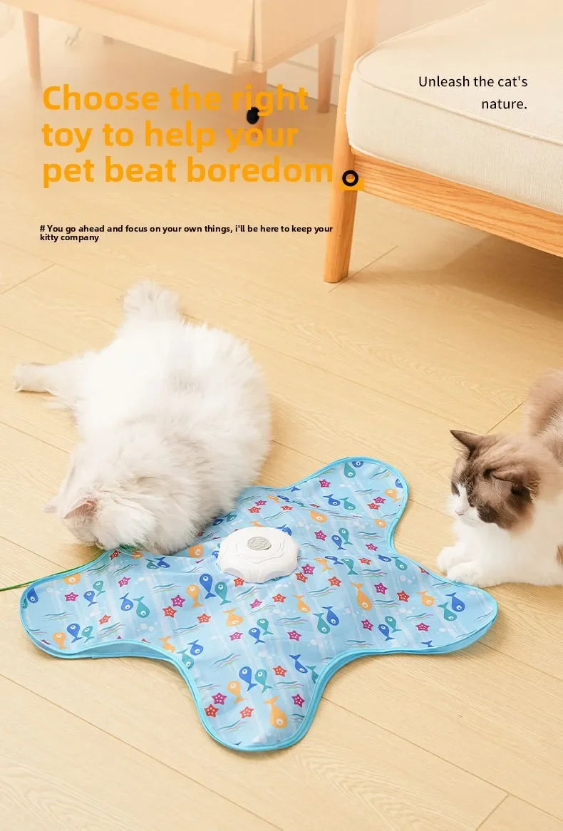 Elektrisches Katzenspielzeug, drehbar, selbstanregend und gegen Langeweile, automatischer Smart-Katzenstock, lustiger Sport, Verbrauch