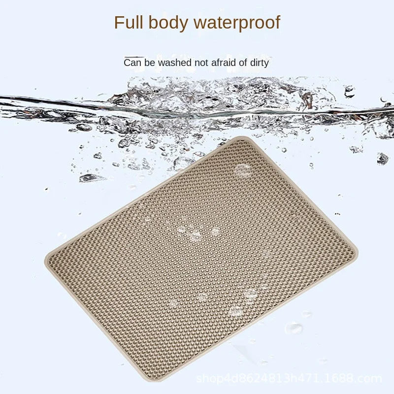 Doppelschichtiger wasserdichter Polymer-Brenner für Katzentoiletten, große Größe, Haustiertoilette