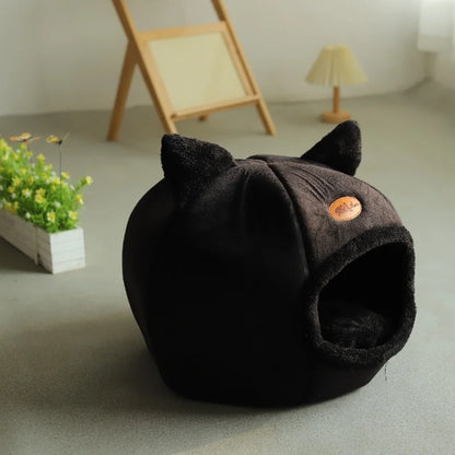 Neuer tiefer Schlafkomfort im Winter Katzenbett Eismatte Korb kleiner Hund Haus Haustierprodukte bequemes Zelt Höhle drinnen Cama Gato