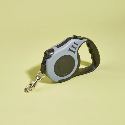 Hundeleine 3m 5m für kleine Hunde, Katzen, automatisch einziehbare, robuste Nylonleine für Welpen, Reisen, Outdoor, Spaziergänge, Wanderungen, Zugseil