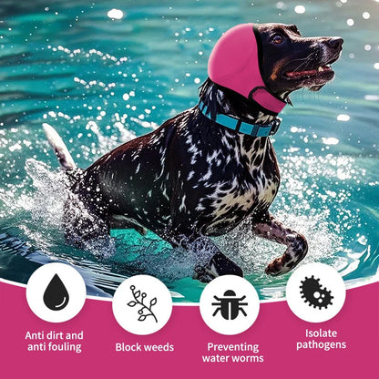 Hundeohrenschützer, Lärmreduzierung, Schallschutz, wasserdicht, zum Schwimmen, emotional beruhigende Kopfbedeckung für Hunde