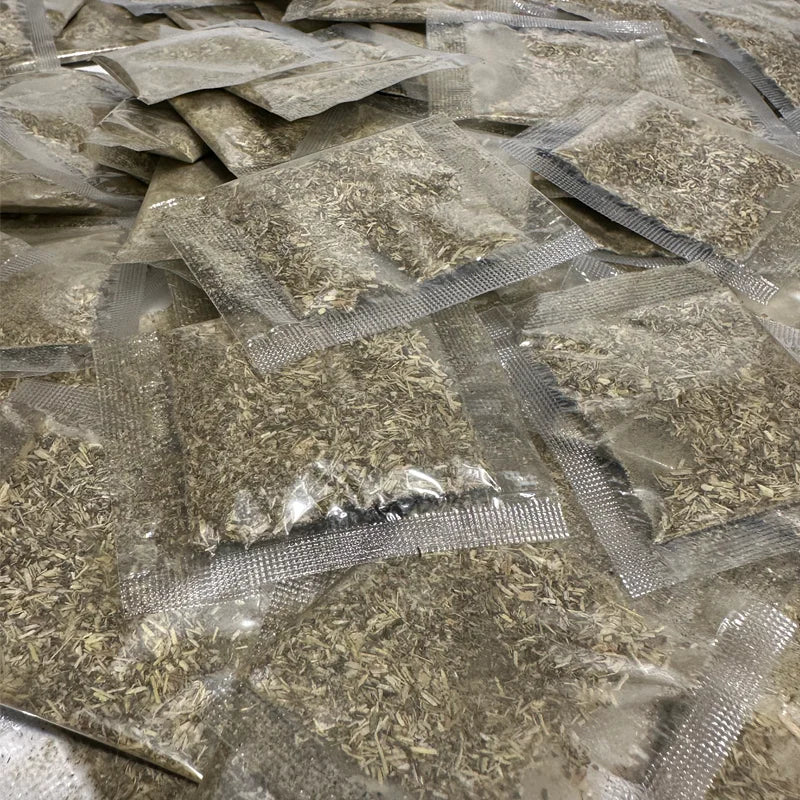 Katzenminze-Beutel, 10 Stück, gehacktes Blattpulver für Katzen, natürliches Nepeta Cataria-Spielzeug, Katzenminzepulver