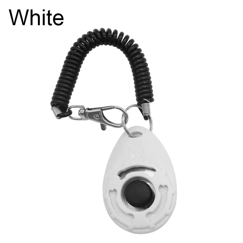Hundetraining-Clicker, für Haustiere, Katze, Hund, Trainer, Verwendung für Katze, Welpe, Vögel, Pferde, Hilfe, verstellbare Handschlaufe, Klang, Schlüsselanhänger