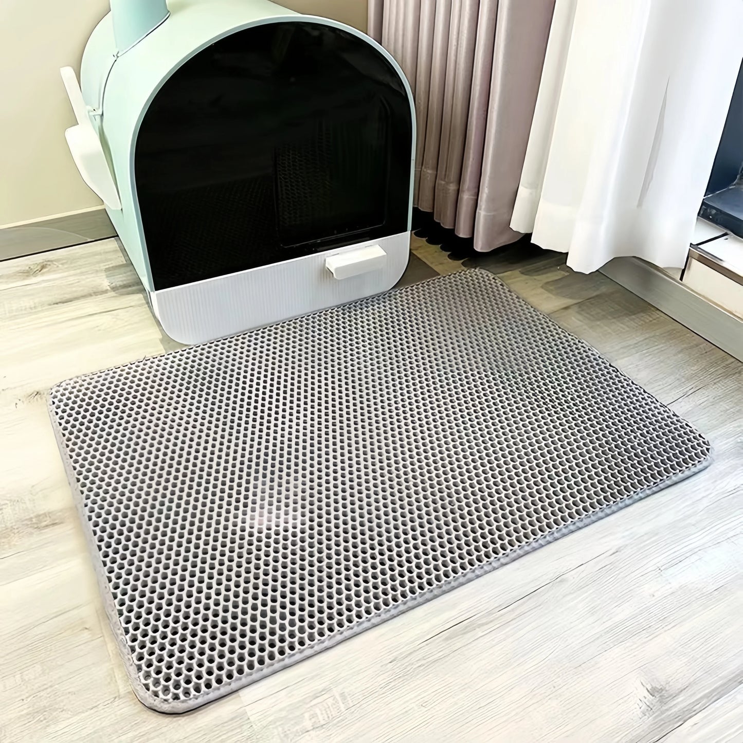 Doppelschichtiger wasserdichter Polymer-Brenner für Katzentoiletten, große Größe, Haustiertoilette