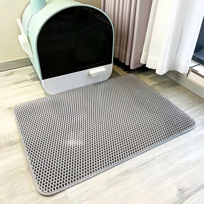 Doppelschichtiger wasserdichter Polymer-Brenner für Katzentoiletten, große Größe, Haustiertoilette