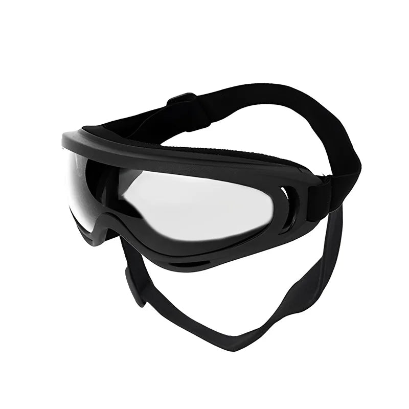 Verstellbare Sonnenbrille für Haustiere, UV-Schutz, Augenschutz, schwarz, vielseitig einsetzbar, Zubehör für Haustierhunde